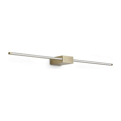 Настенный светильник Essence AP SQUARE D075 прямой свет 3000K Ideal Lux 371689, латунь