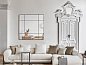 Настенное зеркало Four Seasons Porada квадратное с решёткой из ореха — фото 4