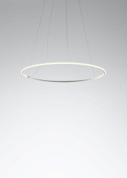 F45A03 White - 3000K Fabbian Olympic подвесной светильник белого цвета с матовым кольцом