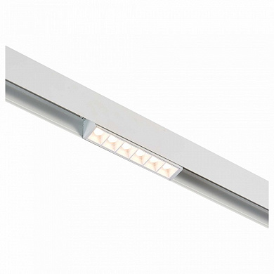 светильник для магнитного трека с линейным корпусом и матовым рассеивателем 48V