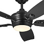 56" Tranquil LED Weather+ Outdoor Ceiling Fan Satin Black уличная люстра-вентилятор 310130SBK Kichler — фото 8