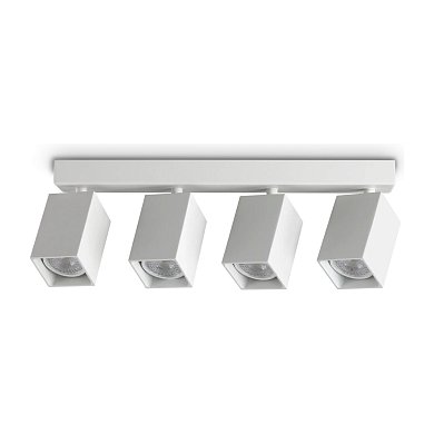 Потолочный светильник Dynamite PL4 LINEAR SQUARE Ideal Lux 367422, белый