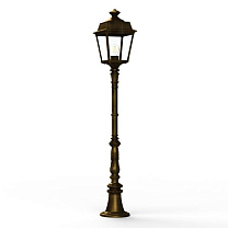 Place des Vosges 1 Tradition N° 11; Clear glass E27 105W; Gold patina