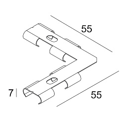 FTL35 - CORNER 90° Delta Light PR FEMTOLINE