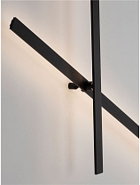 LED Module Aluminium Black 46Watt 24V 3200Lm IP20 3000K L:200.8 W:4 H:2.5 cm
