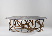 French Brass with Rosso Levanto
