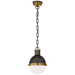 EU-TOB5062 Visual Comfort Hicks подвесной светильник с металлическим корпусом и полусферическим плафоном на цепи