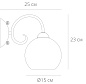 A9317AP-1AB Arte Lamp  бра E27 1х60W — фото 2
