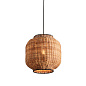 65134-77 Faro TUPAI Black/rattan pendant lamp потолочный светильник черный — фото 5