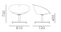 Gliss Кресло из технополимера с основанием из 4 спиц Pedrali PID552189