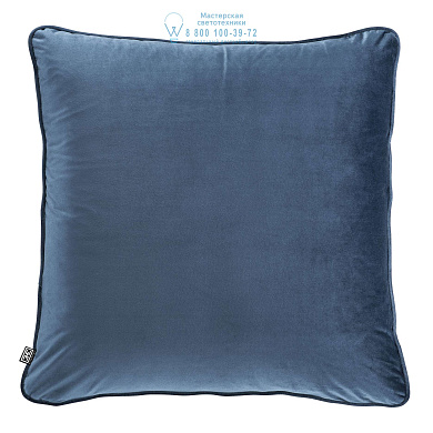 112030 Pillow roche blue velvet 60 x 60 cm Eichholtz