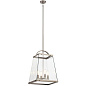 Darton 25.75" 4 Light Large Foyer Pendant with Clear Glass Classic Pewter подвесной светильник 52124CLP Kichler