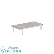 СТОЛ ALURA LOUNGE 160 LTH 160X80X34CM БЕЛАЯ КЕРАМИЧЕСКАЯ СТОЛЕШНИЦА CEMENTO LUMINOSO Royal Botania