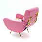 SE16079 Seletti Toiletpaper - Furniture Кресло-туалетная бумага - розовое - помада — фото 6