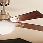 52" Vinea 5 Blade LED Indoor Ceiling Fan Brushed Stainless Steel люстра-вентилятор 300345BSS Kichler — фото 1