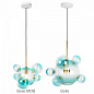 2027-P6 Blue mini Loft it Bolle подвесной светильник 40W — фото 3