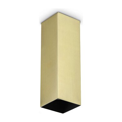 Потолочный светильник Look PL1 SQUARE D60 H200 Ideal Lux 371504, латунь