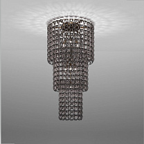 Потолочный светильник GIOGALI CA3 CRYSTAL BLACK NICKEL MATT BRONZE 1 E27 CE
