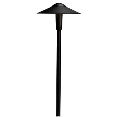 8" Dome 3000K LED Path Light Textured Black светильник-столбик для дорожек 15810BKT30R Kichler