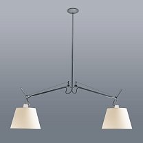 Tolomeo Basculante Due Bracci, только корпус лампы