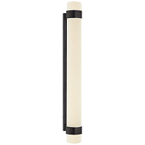 Barton Large Bath Sconce бронза с гравированным кристаллом