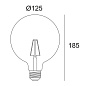 309 109 06 27 Delta Light TECHNICAL Светодиодная нить накаливания GL125 E27 6 Вт 2700К — фото 1