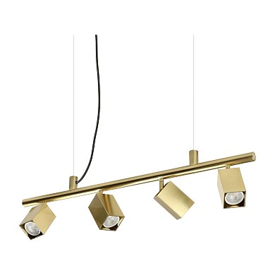 Подвесной светильник Dynamite SP4 SQUARE Ideal Lux 371399, латунь