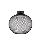 Matt Black Metal & Acrylic LED 19Watt 220-240Volt 593Lm 3000K IP20 D:40 H:42 cm