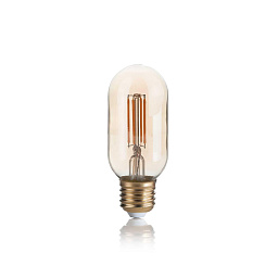 151700 Ideal lux E27 лампа с прозрачной колбой цилиндрической формы и декоративной спиралью накала