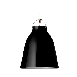 74009608 Fritz Hansen Caravaggio подвесной светильник с чёрным металлическим плафоном