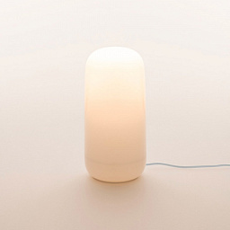 Gople Plug TL Artemide Gople настольный светильник цилиндрической формы из матового стекла