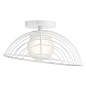Clevo LED 3000K 18" Semi Flush White потолочный светильник 84096WH Kichler — фото 1