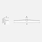 Albatros Icone Подсветка картин Cylinder, Oblong, Bar Chrome i-c-0083 — фото 1