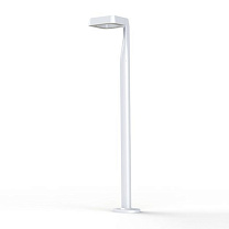 Square N° 3; Satin-finish polycarbonate Built-in LED 4000°K neutral white 35W; White
