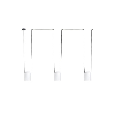 00-7398-05-14 Leds C4 Attic Triple Rectangular Shape черный