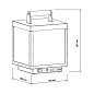 346009 Deko-Light Lacertae настольная лампа на аккумуляторе темно-серая нержавеющая сталь — фото 3
