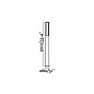 75606 LOGAR-2 LED Dark grey beacon lamp h90cm светильник для дорожек Faro barcelona — фото 3