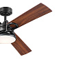 52" Pillar Fan Satin Black люстра-вентилятор 300314SBK Kichler — фото 4