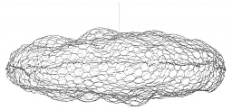 10247/1000 White Loft It Cloud подвесной светильник с сетчатым плафоном белый