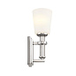 Rosalind 12.5" 1 Light Vanity Light Polished Nickel настенный светильник 55145PN Kichler — фото 9