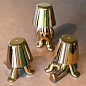 43001TM Qeeboo Golden Brothers Tom TL портативный настольный светильник с тач-диммером глянцевый золотой — фото 3