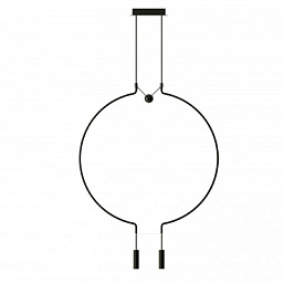 SPLIAIM2NENELED Axolight Liaison M2 SP LED средняя дизайнерская люстра чёрный