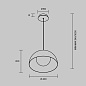 Подвесной светильник Maytoni Batten 20W 1200лм Черный MOD472PL-L20B3K — фото 3