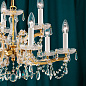 LU 2211/6+3 MT-gold Maria Theresia Orion подвесная хрустальная люстра — фото 1