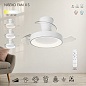 9089 Mantra NISEKO FAN светильник с вентилятором 25W 2500lm 2700-5000K — фото 4