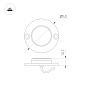 Ультратонкий светильник-маркер Arlight ART-DECK-LAMP-R40-1W — фото 1