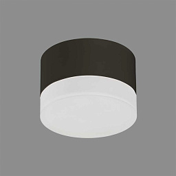 P354110N ACB Iluminacion Clever потолочный светильник цилиндрической формы с чёрным верхом и белым рассеивателем