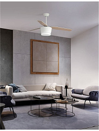 5260261 Nova Luce Monsoon потолочная люстра с вентилятором и встроенной светодиодной подсветкой