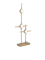 Gold Metal & Acrylic LED 9 Watt 220-240 Volt 609Lm 3000K IP20 L: 28 W: 9 H: 52 cm