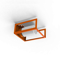 Hugy N° 1; Frosted glass E27 42W; Pure orange
